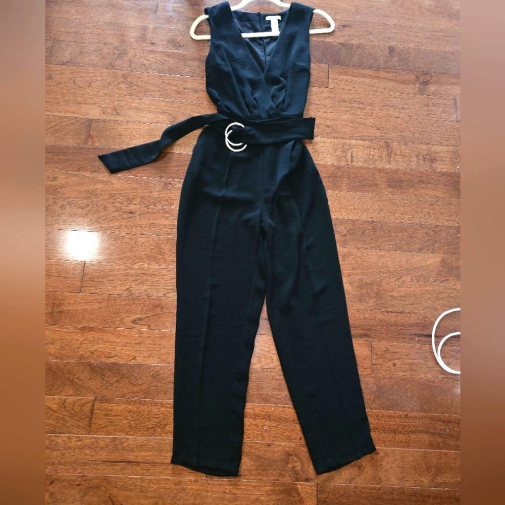 H&M Black Jumpsuit with pockets